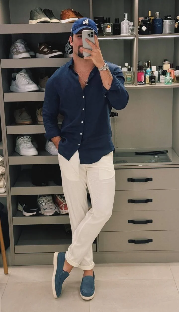 Look masculino com calça Bravo